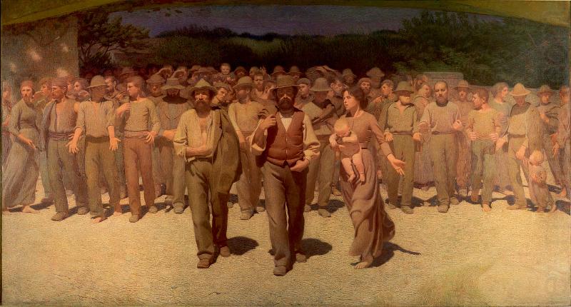 The Fourth Estate, Giuseppe Pellizza da Volpedo